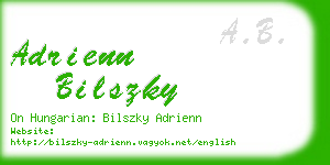 adrienn bilszky business card